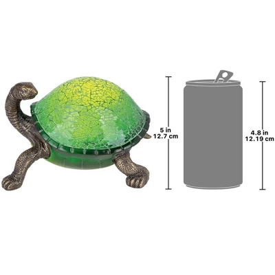 Design Toscano Nocturnal Turtle Mosaic Glass Illuminated Sculpture 8 Design Toscano Nocturnal Turtle Mosaic Glass Illuminated Sculpture - Image 6