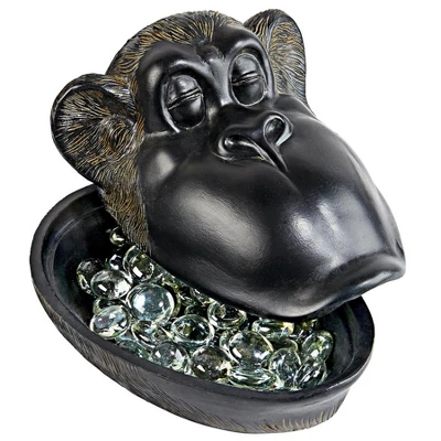 Design Toscano Monkey Trove Sculptural Trinket Box 3 Design Toscano Monkey Trove Sculptural Trinket Box