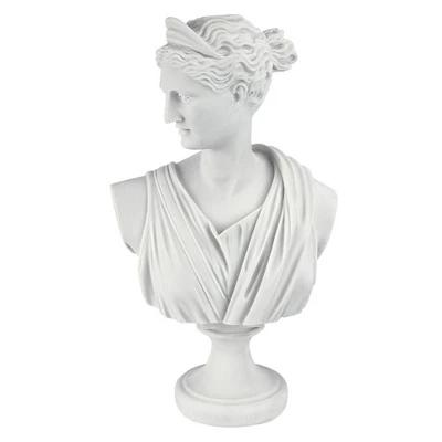 Design Toscano Diana Of Versailles: Bonded Marble Resin Sculptural Bust 4 Design Toscano Diana Of Versailles: Bonded Marble Resin Sculptural Bust - Image 2