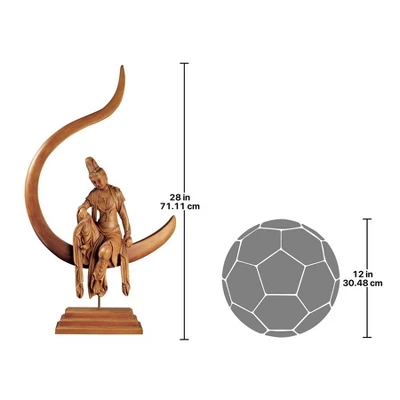 Design Toscano Guan Yin, Goddess Of Compassion And Mercy Sculpture 4 Design Toscano Guan Yin, Goddess Of Compassion And Mercy Sculpture - Image 2