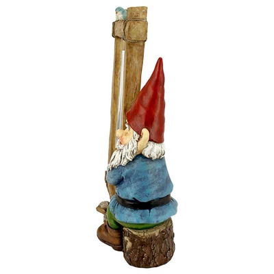 Design Toscano Ringing His Chimes Garden Gnome Statue - Multicolored 3 Design Toscano Ringing His Chimes Garden Gnome Statue - Multicolored