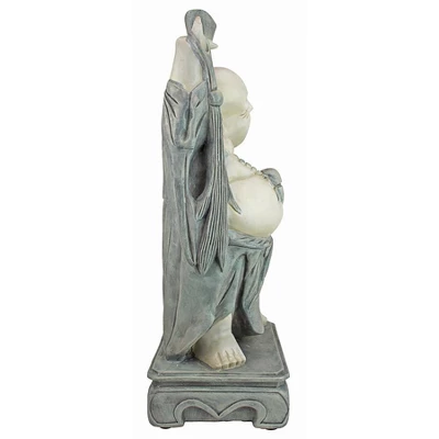 Design Toscano Jolly Hotei Buddha Statue - Off-White 5 Design Toscano Jolly Hotei Buddha Statue - Off-White - Image 3