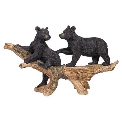 Design Toscano Mischievous Bear Cubs Sculpture - Multicolored 4 Design Toscano Mischievous Bear Cubs Sculpture - Multicolored - Image 2