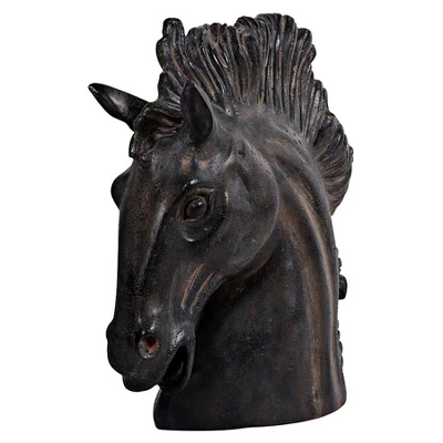 Design Toscano Magnificent Stallion Equestrian Horse Head Bust Statue 6 Design Toscano Magnificent Stallion Equestrian Horse Head Bust Statue - Image 4