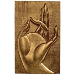 Design Toscano Mayura Mudra Buddhist Wall Sculpture