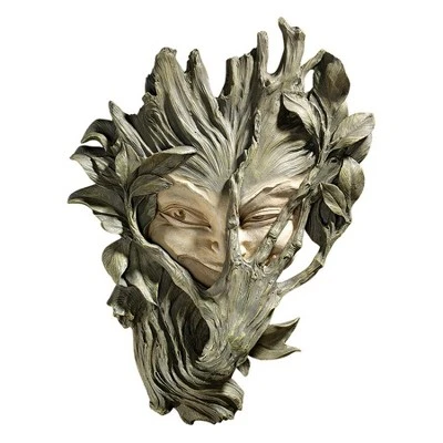 Design Toscano Bashful Wood Sprite Wall Sculpture 3 Design Toscano Bashful Wood Sprite Wall Sculpture