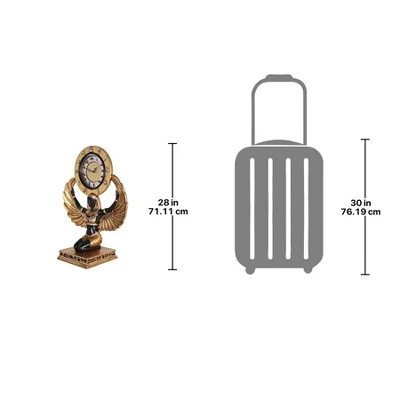 Design Toscano Egyptian Goddess Isis: Grand-Scale Clock Statue 8 Design Toscano Egyptian Goddess Isis: Grand-Scale Clock Statue - Image 6