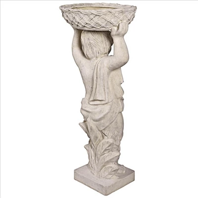 Design Toscano Young Bacchus With Basket Planter Garden Statue: Bacchus Left 8 Design Toscano Young Bacchus With Basket Planter Garden Statue: Bacchus Left - Image 6