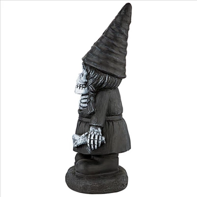 Design Toscano Midnight The Goth Zombie Mistress Garden Gnome Statue 6 Design Toscano Midnight The Goth Zombie Mistress Garden Gnome Statue - Image 4