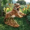 Design Toscano Jungle Cat Leaping Bengal Tiger Statue