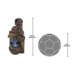 Design Toscano Casa Chianti Cascading Urns Illuminated Garden Fountain -Design Toscano GUEST 11fbf74a c7ac 4a2f ac7f 46f39d2ee552