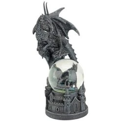 Design Toscano The Dragons Of Castle Malahide Gothic Water Globe
