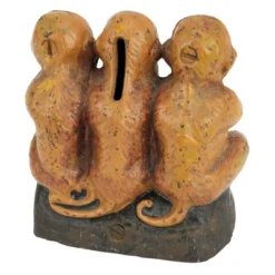 Design Toscano Speak No, See No, Hear No Evil Monkeys Still Action Die-Cast Iron Coin Bank 8 Design Toscano Speak No, See No, Hear No Evil Monkeys Still Action Die-Cast Iron Coin Bank -Design Toscano GUEST 1342a5f1 b265 4fcb bb4c 764c6a64bf2e