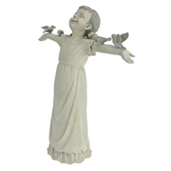 Design Toscano Basking In God's Glory Little Girl Statue: Medium -Design Toscano GUEST 13603d26 809c 480b 8381 a98be3313b68