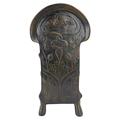 Design Toscano Dual Maiden Art Nouveau Mantelpiece Clock 5 Design Toscano Dual Maiden Art Nouveau Mantelpiece Clock - Image 3