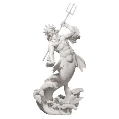 Design Toscano Triton, God Of The Sea Bonded Marble Statue 3 Design Toscano Triton, God Of The Sea Bonded Marble Statue