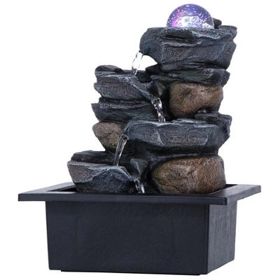 Design Toscano Spinning Orb Calming Tabletop Waterfall Fountain 7 Design Toscano Spinning Orb Calming Tabletop Waterfall Fountain - Image 6