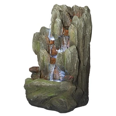 Design Toscano Lost Falls Cascading Waterfall Illuminated Tabletop Fountain 7 Design Toscano Lost Falls Cascading Waterfall Illuminated Tabletop Fountain - Image 5