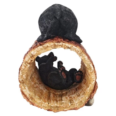 Design Toscano Rough Play Bear Cubs Garden Statue 5 Design Toscano Rough Play Bear Cubs Garden Statue - Image 3