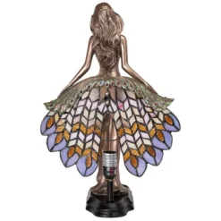 Design Toscano Peacock Priestess Tiffany-Style Stained Glass Illuminated Sculpture -Design Toscano GUEST 1ccad408 1a6c 4a59 ad84 444980b86eec