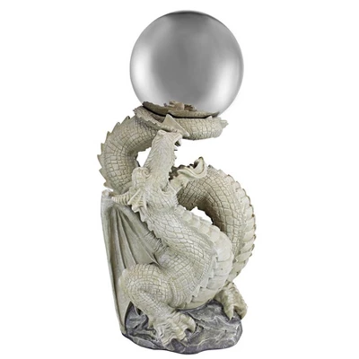 Design Toscano Sir Sagremor's Dragon Sculpture With Gazing Orb 3 Design Toscano Sir Sagremor's Dragon Sculpture With Gazing Orb