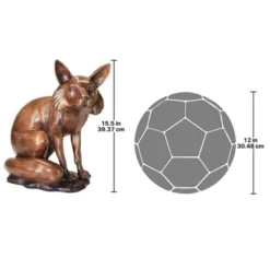 Design Toscano The Observant Sitting Fox Cast Bronze Garden Statue 6 Design Toscano The Observant Sitting Fox Cast Bronze Garden Statue -Design Toscano GUEST 1dd616c2 a4d4 4e53 8127 d38351ad7767