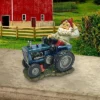 Design Toscano Plowing Pete On His Tractor Garden Gnome Statue - Multicolored -Design Toscano GUEST 21efd7d8 b752 4a0b 9786 c26fe447a42a