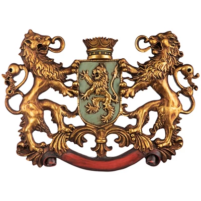 Design Toscano Heraldic Royal Lions Coat Of Arms Wall Sculpture 3 Design Toscano Heraldic Royal Lions Coat Of Arms Wall Sculpture
