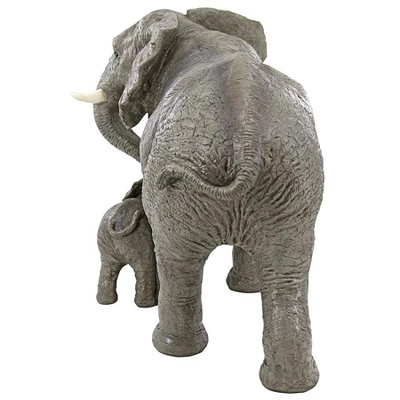 Design Toscano Herd Mentality Mother And Calf Elephant Statue 7 Design Toscano Herd Mentality Mother And Calf Elephant Statue - Image 5