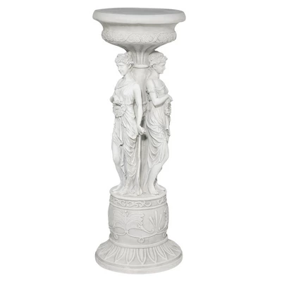 Design Toscano Chatsworth Manor Neoclassical Sculptural Pedestal 7 Design Toscano Chatsworth Manor Neoclassical Sculptural Pedestal - Image 5