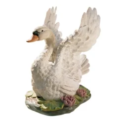 Design Toscano The Majesty Of Swan Lake Sculpture - Multicolored
