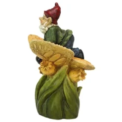 Design Toscano On A Butterfly's Back Garden Gnome Statue -Design Toscano GUEST 2574a2fd 6241 4e9f 860f 3b165ec19838