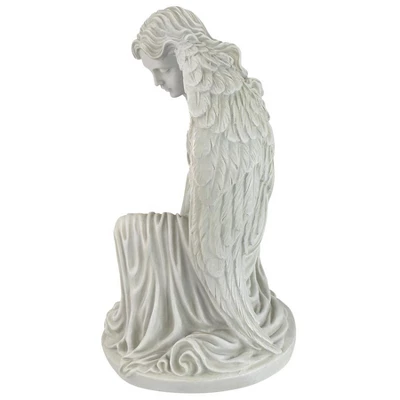 Design Toscano Quiet Countenance Praying Angel Garden Statue - Off-White 5 Design Toscano Quiet Countenance Praying Angel Garden Statue - Off-White - Image 3