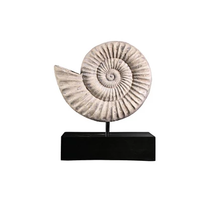 Design Toscano Ammonite Fossil Sculpture On Museum Mount 3 Design Toscano Ammonite Fossil Sculpture On Museum Mount