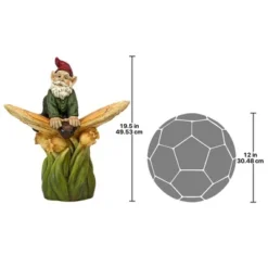 Design Toscano On A Butterfly's Back Garden Gnome Statue -Design Toscano GUEST 2c7c3656 a288 423a 9772 837919599d11