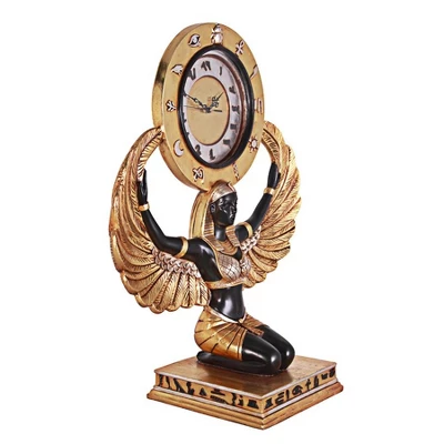 Design Toscano Egyptian Goddess Isis: Grand-Scale Clock Statue 4 Design Toscano Egyptian Goddess Isis: Grand-Scale Clock Statue - Image 2