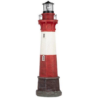 Design Toscano Coastal Shoal Lighthouse Solar Beacon Statue 4 Design Toscano Coastal Shoal Lighthouse Solar Beacon Statue - Image 2