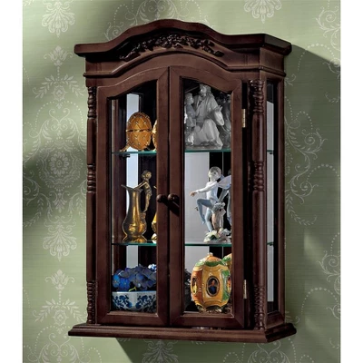 Design Toscano Beacon Hill Hardwood Wall Curio Cabinet 3 Design Toscano Beacon Hill Hardwood Wall Curio Cabinet