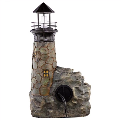 Design Toscano Seaside Lighthouse LED Illuminated Cascading Garden Fountain 7 Design Toscano Seaside Lighthouse LED Illuminated Cascading Garden Fountain - Image 5