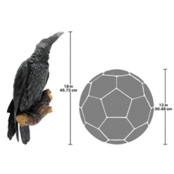 Design Toscano The Raven's Perch Wall Sculpture: Set Of Two 14 Design Toscano The Raven's Perch Wall Sculpture: Set Of Two -Design Toscano GUEST 32185ee6 faae 428f 829c e020252aa6c7