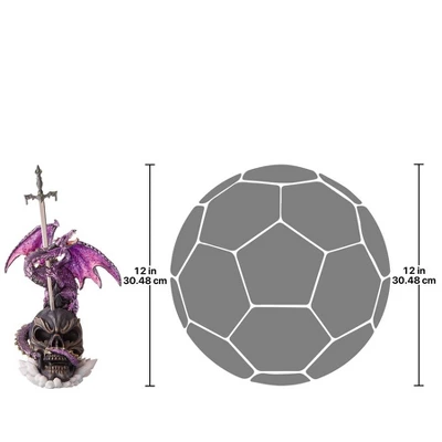 Design Toscano Savage Sabre Gothic Dragon Statue 7 Design Toscano Savage Sabre Gothic Dragon Statue - Image 5