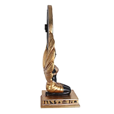 Design Toscano Egyptian Goddess Isis: Grand-Scale Clock Statue 5 Design Toscano Egyptian Goddess Isis: Grand-Scale Clock Statue - Image 3