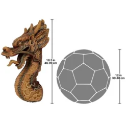 Design Toscano The Fire Dragon Wall Sculpture: Set Of Two -Design Toscano GUEST 3687e6f7 c59e 47d3 9523 c9b722aa4d7c