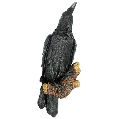 Design Toscano The Raven's Perch Wall Sculpture: Set Of Two 6 Design Toscano The Raven's Perch Wall Sculpture: Set Of Two - Image 4