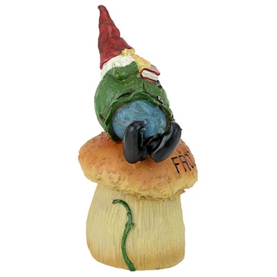 Design Toscano Gnome Frog House Garden Statue - Multicolored 5 Design Toscano Gnome Frog House Garden Statue - Multicolored - Image 3