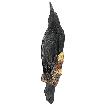 Design Toscano The Raven's Perch Wall Sculpture: Set Of Two 9 Design Toscano The Raven's Perch Wall Sculpture: Set Of Two - Image 7