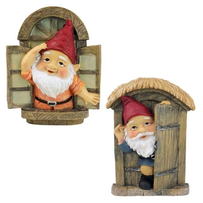 Design Toscano The Knothole Gnomes Garden Welcome Tree Sculpture: Window & Door Gnomes 3 Design Toscano The Knothole Gnomes Garden Welcome Tree Sculpture: Window & Door Gnomes