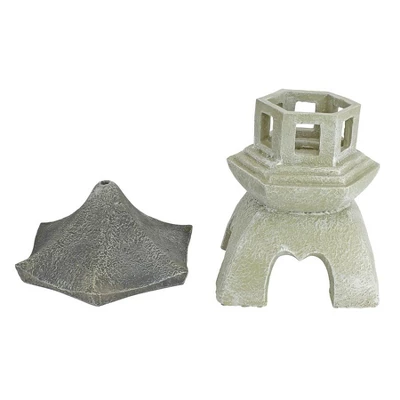 Design Toscano Pagoda Lantern Sculpture: Set Of Two Medium 5 Design Toscano Pagoda Lantern Sculpture: Set Of Two Medium - Image 3