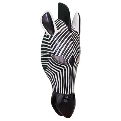 Design Toscano Zebra Mask 3 Design Toscano Zebra Mask