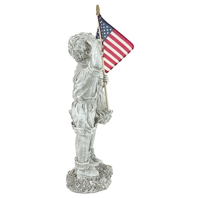 Design Toscano Patriotic Flag Children Statue 7 Design Toscano Patriotic Flag Children Statue - Image 5